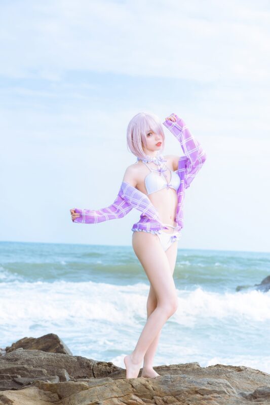 果咩醬w NO.016 - 海邊瑪修[35P/318MB]-無料攝影圈